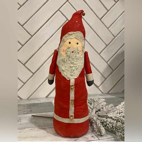 Mud Pie Other - Mud Pie Canvas Santa decor New